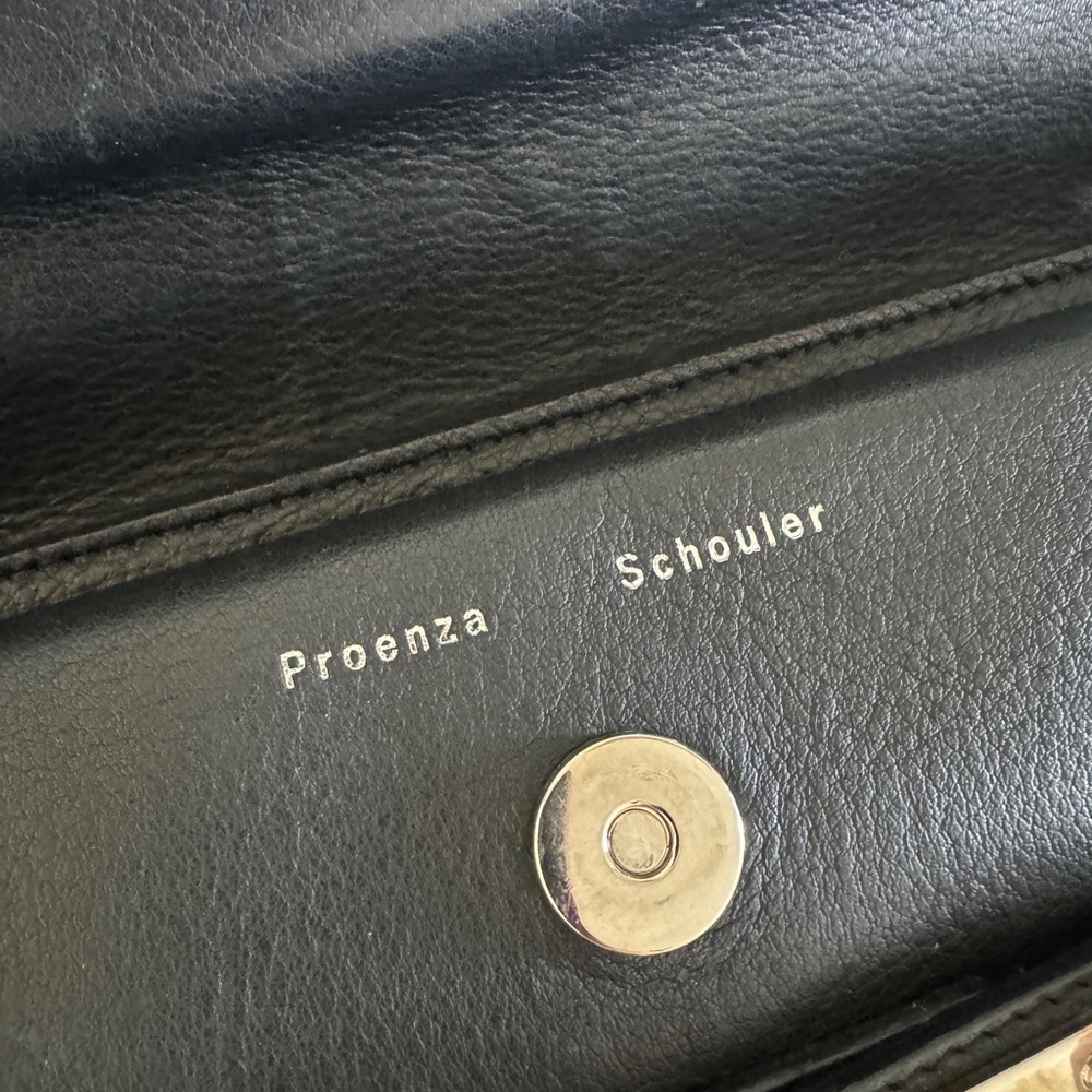 Proenza Schouler Black Leather Crossbody Bag ps11 mini - Picture 5 of 10